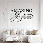 Amazing Grace HOW SWEET THE SOUND - Metal Sign