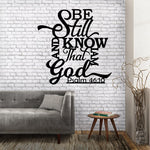 Be Still And Know That I Am GOD - Metal Sign