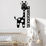 Giraffe Personalized - Metal Sign