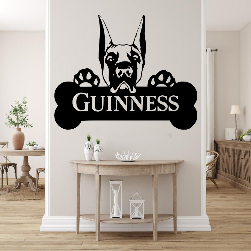 Great Dane Personalized - Metal Sign
