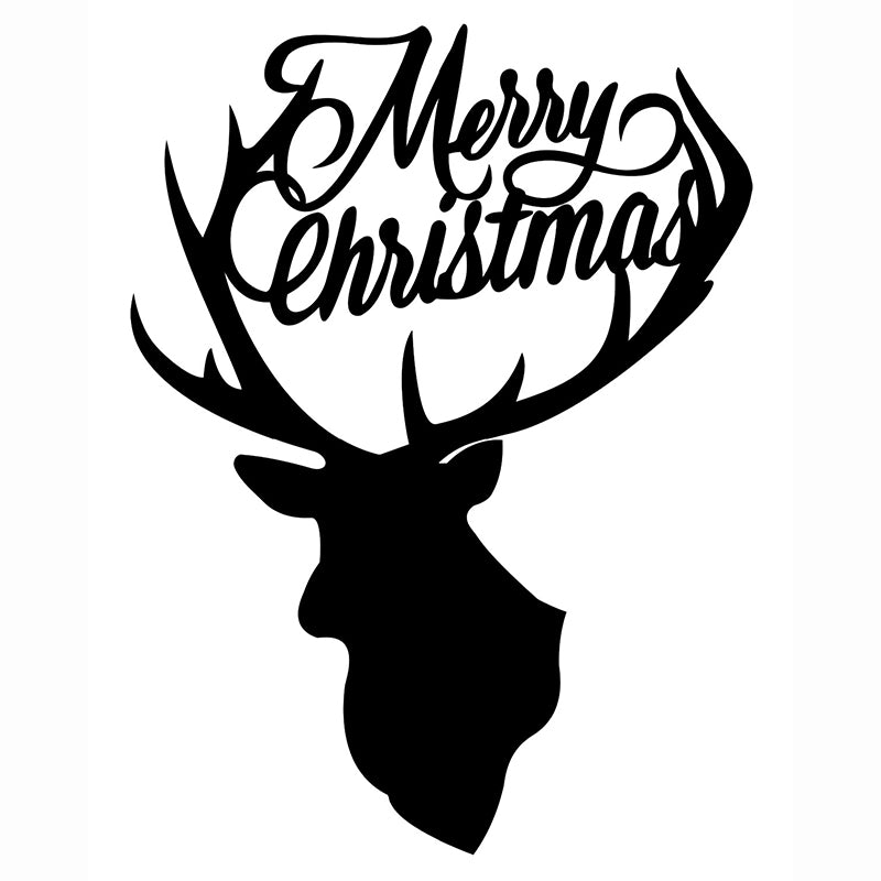 Merry Christmas Buck - Metal Sign
