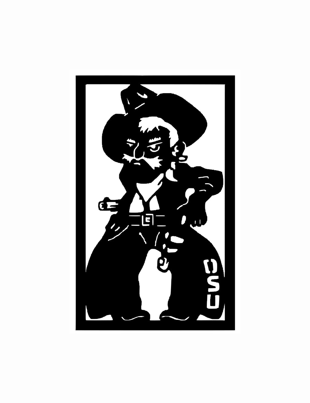 OSU Pistol Pete - Metal Sign