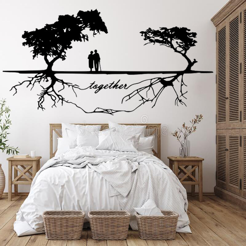 Together Tree & Roots - Metal Art