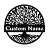 Tree Of Life Personalized Metal Sign
