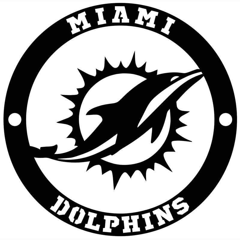 Miami Dolphins - Metal Sign